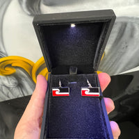 Tino Earrings Red